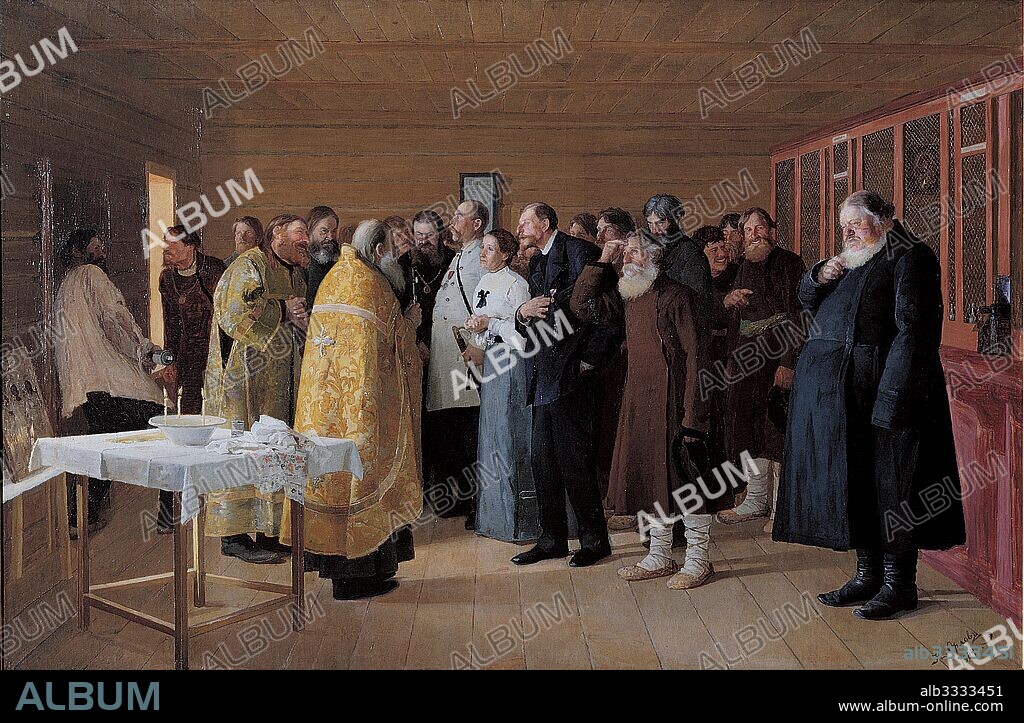 Orlow NIKOLAI VASILIEVICH ORLOW. The Consecration of the Vodka Shop. - Album  alb3333451