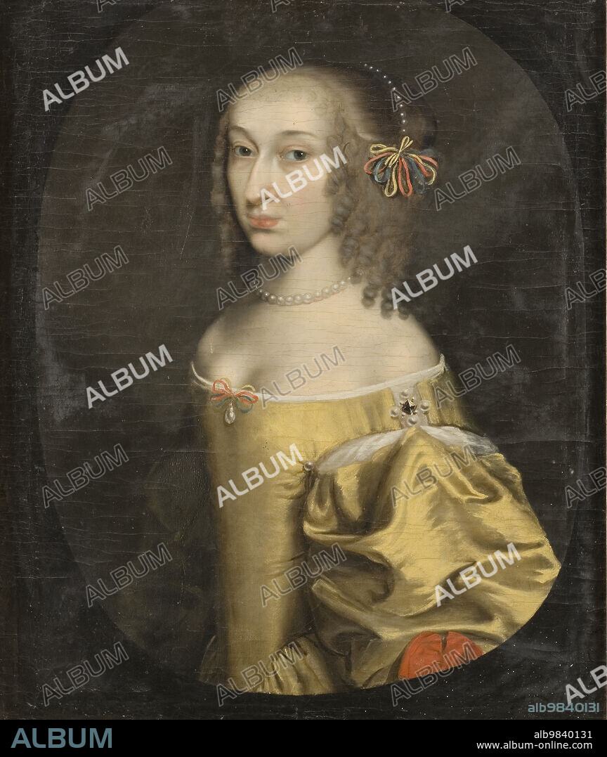 Hedvig Sofia, 1623-83, Princess of Brandenburg, 1649. Additional Info: Portrait of Hedwig Sophie of Brandenburg (1623-1683), wife of William VI, Landgrave of Hesse-Kassel (1629-1663).