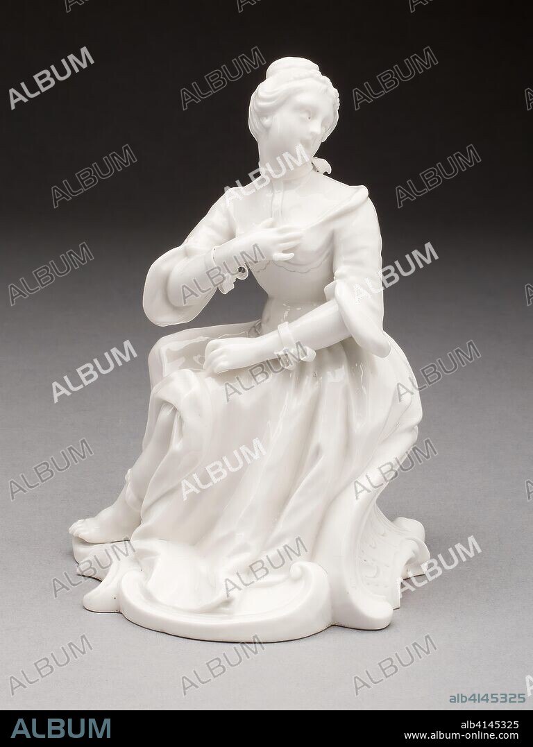 Singer. Modeler: Franz Anton Bustelli; German, born Switzerland, 1723-1763. Date: 1770-1790. Dimensions: H. 13.3 cm (5 1/4 in.). Hard-paste porcelain. Origin: Germany.