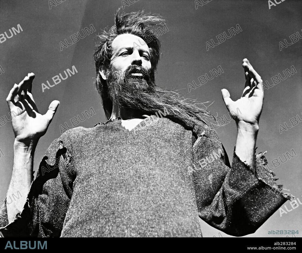 CLAUDIO BROOK in SIMON OF THE DESERT, 1965 (SIMON DEL DESIERTO), directed by LUIS BUÑUEL. Copyright STPC.