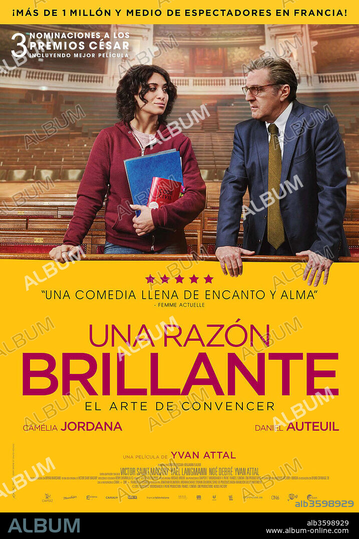 Affiche de LE BRIO, 2017, réalisé par YVAN ATTAL. Copyright Chapter 2/France 2 Cinema/Moonshaker/Nexus Factory/Pathe/Ume.