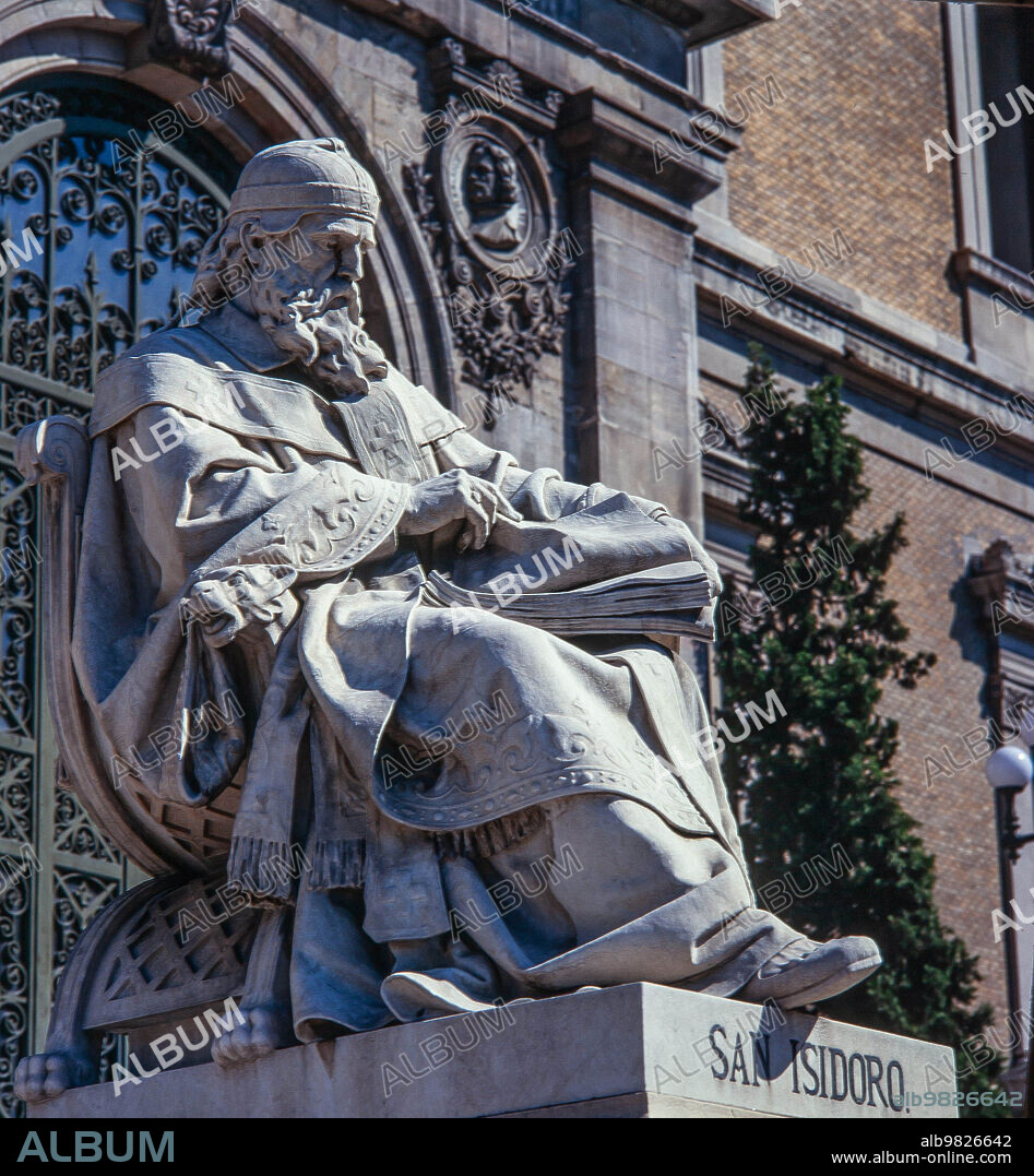 JOSÉ ALCOVERRO. José Alcoverro / San Isidoro, 1892, para la Biblioteca Nacional de España, Madrid.