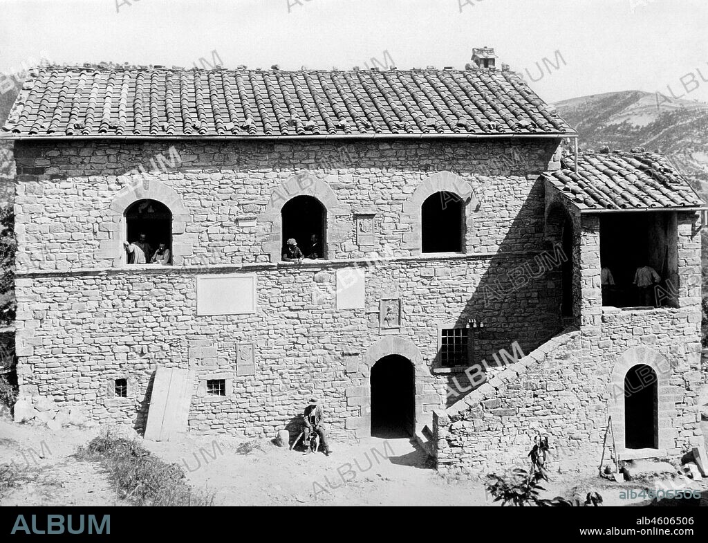 Italy. Tuscany. Caprese Michelangelo. the birthplace of Michelangelo. 1910-20.
