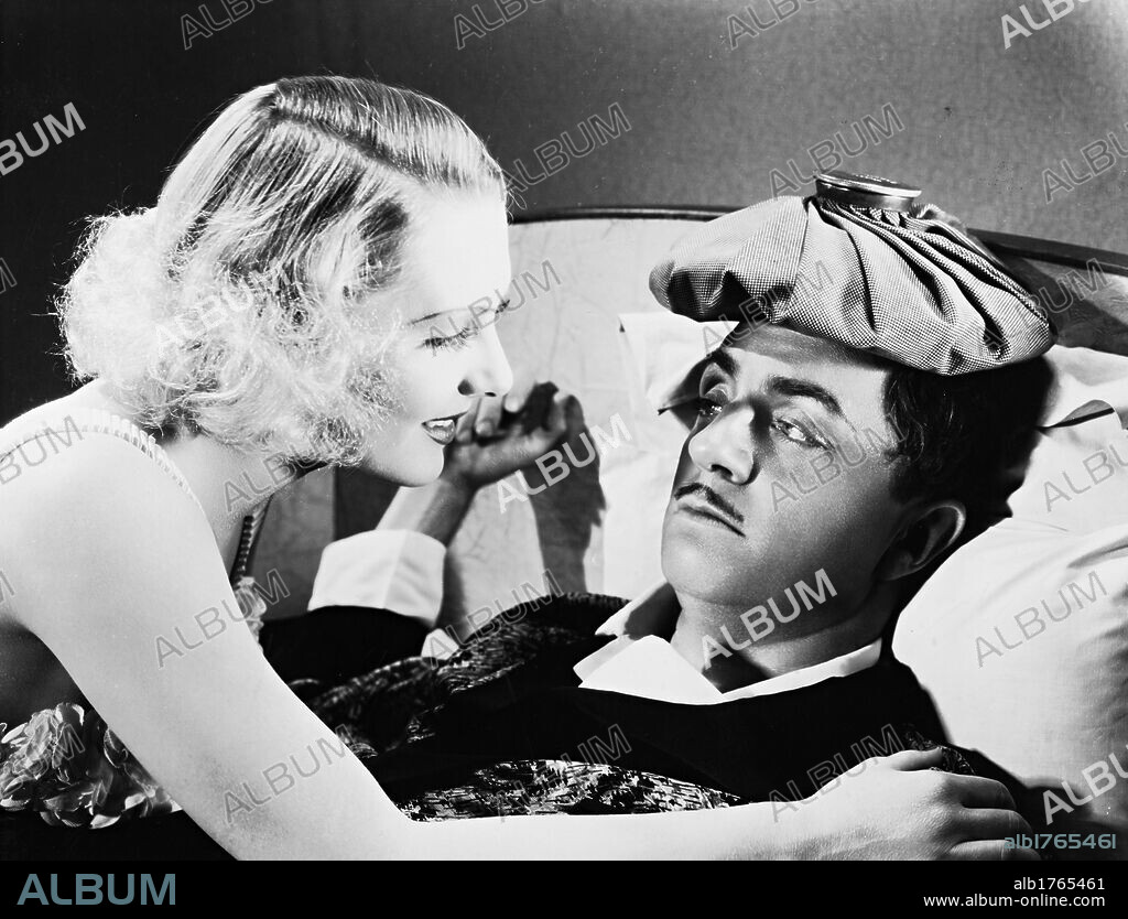 JEAN ARTHUR and WILLIAM POWELL in THE EX-MRS. BRADFORD, 1936, directed by STEPHEN ROBERTS. Copyright RKO.