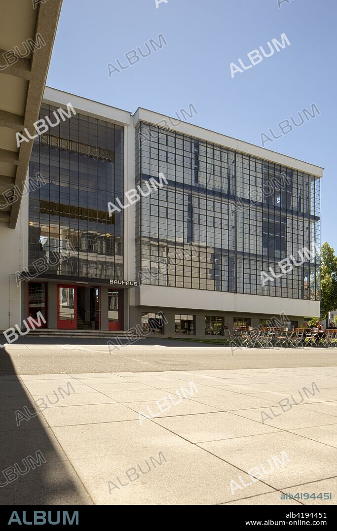 The Bauhaus building, Dessau, Germany, 2018. Designed by Walter Gropius, 1925-26.
