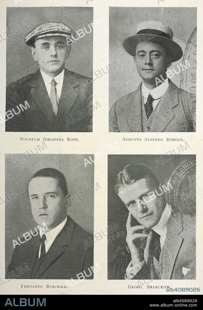 Four German spies who were executed in the Tower of London during the ...