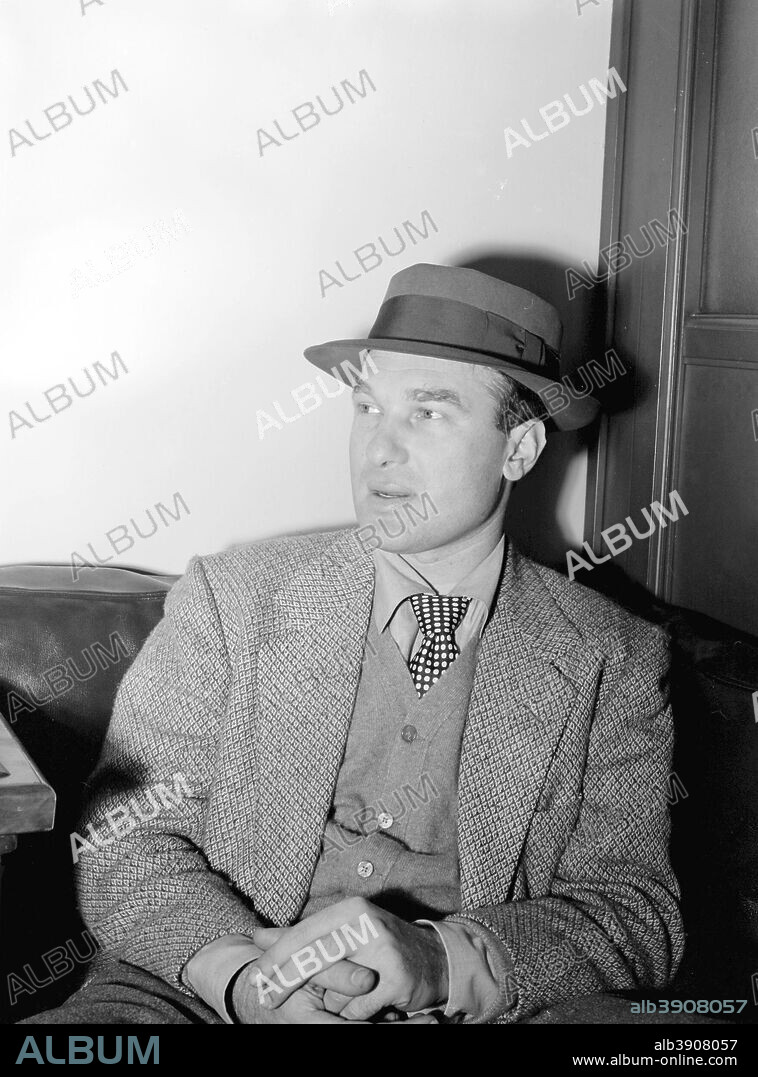 Norman Granz, jazz impresario and long-time manager for Ella Fitzgerald, c. 1947.