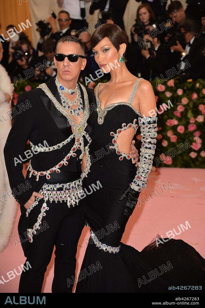 May 6, 2019 - New York, New York, United States - Bella Hadid and Jeremy Scott arriving at the 2019 Met Gala celebrating Camp: Notes on Fashion at the Metropolitan Museum of Art on May 06, 2019 in New York City. 06/05/2019