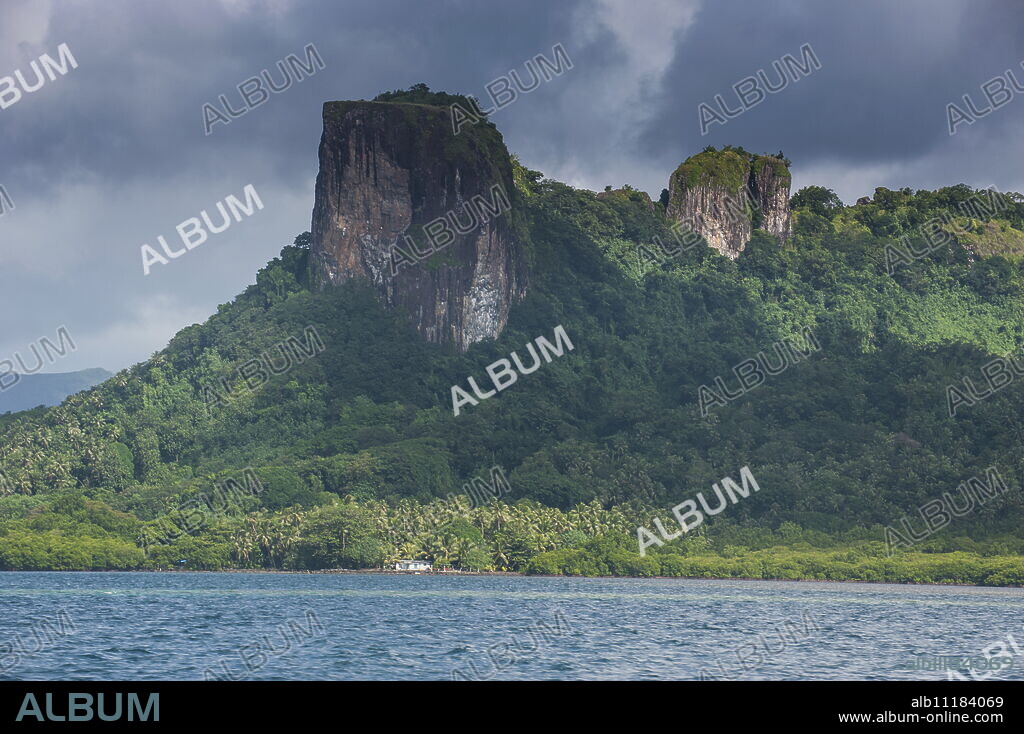 Sokehs Rock, Pohnpei (Ponape), Federated States of Micronesia, Caroline Islands, Central Pacific, Pacific.