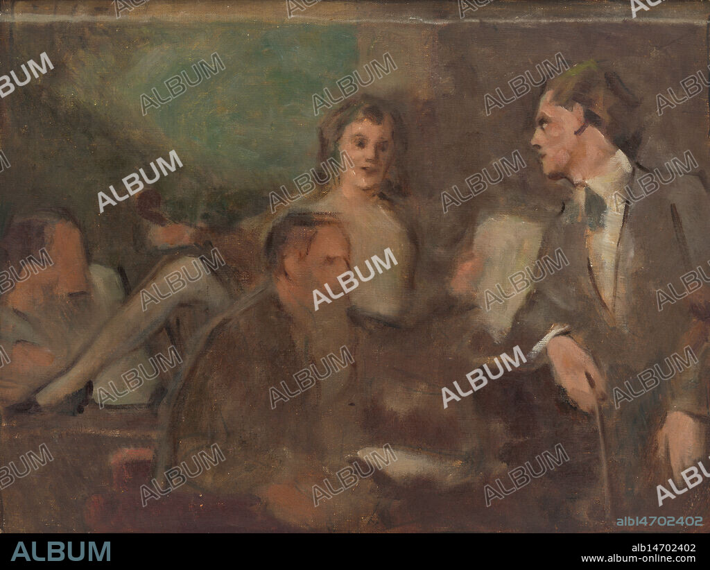 MILAN THOMKA MITROVSKY. Concert at home, 1910-1930.