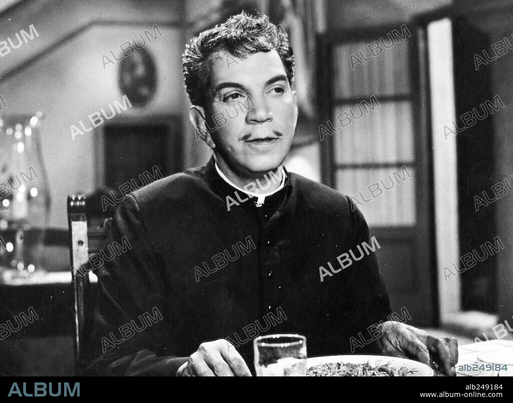 CANTINFLAS in THE LITTLE PRIEST, 1964 (EL PADRECITO), directed by MIGUEL M. DELGADO. Copyright POSA FILMS, S.A.