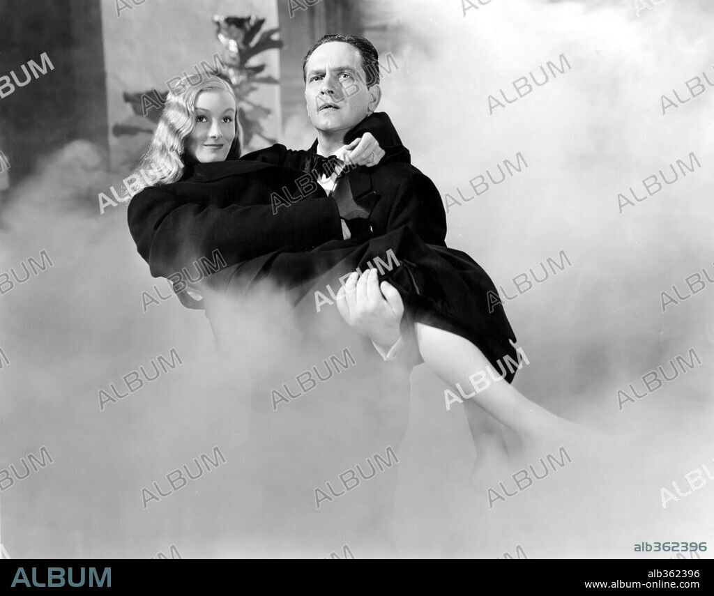 FREDRIC MARCH and VERONICA LAKE in I MARRIED A WITCH, 1942, directed by RENE CLAIR. Copyright UNITED ARTISTS.