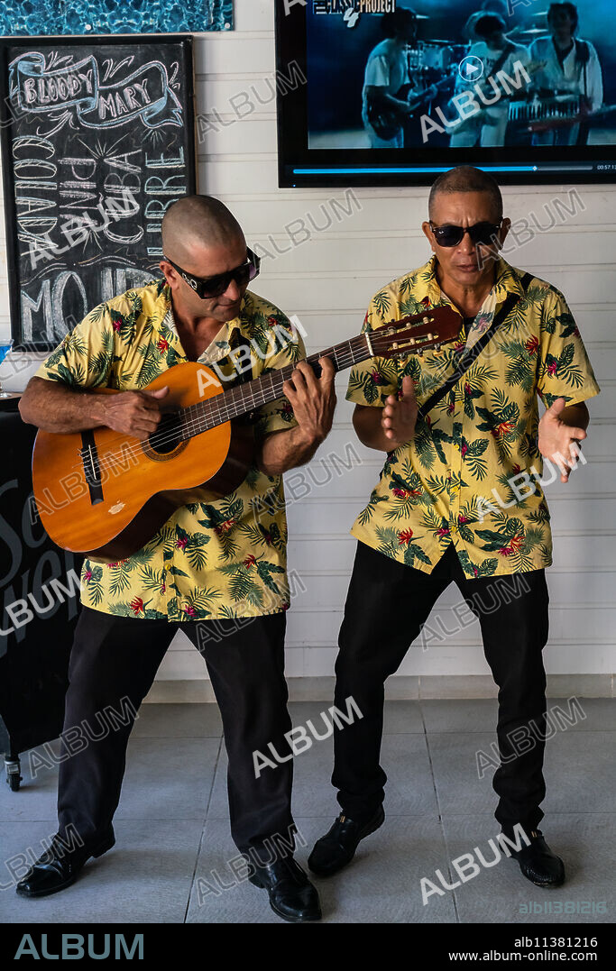 Salsa band in a shopping mall, Varadero, Cuba 3.
