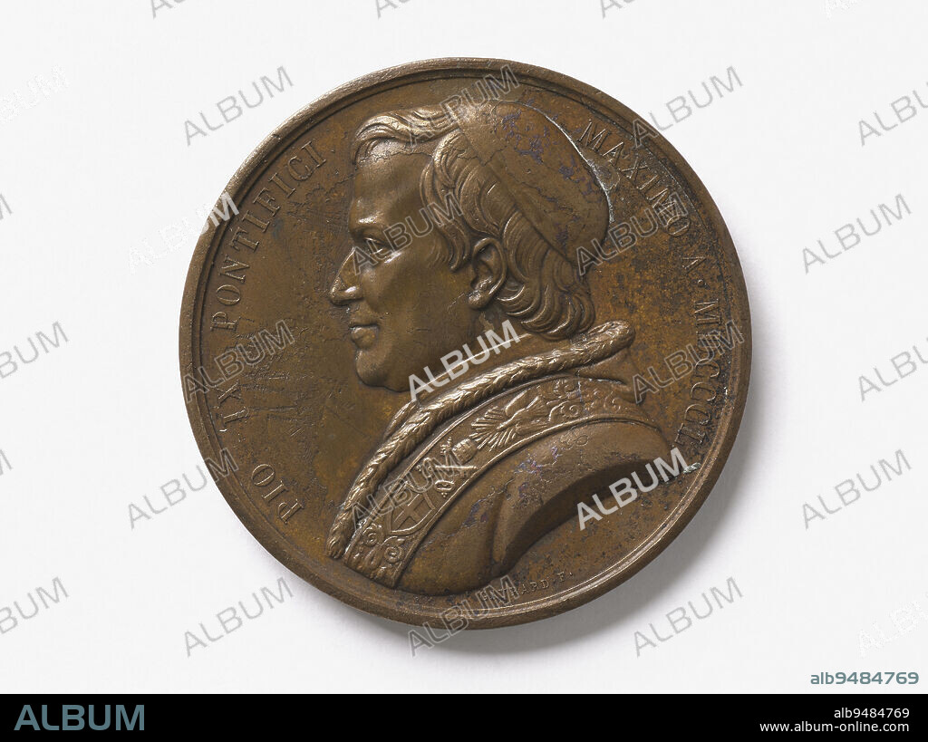 Pius IX (1792-1878), Pope (1846-1878), 1850, Gayrard, Raymond, Array, Numismatics, Medal, Dimensions - Work: Diameter: 5.9 cm.