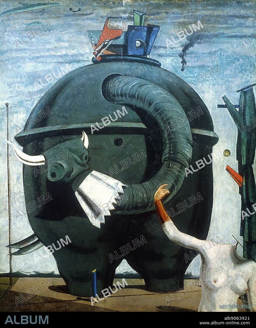The Elephant Celebes (or short Celebes) is a 1921 painting by the German Dadaist and surrealist Max Ernst. It is among the most famous of Ernst's early surrealist works and "undoubtedly the first masterpiece of Surrealist painting in the de Chirico tradition.