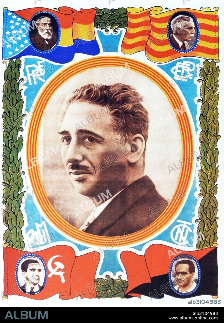 Lluís Companys i Jover (1882 – October 15, 1940) President of Catalonia in (Spain), from 1934 and during the Spanish Civil War.