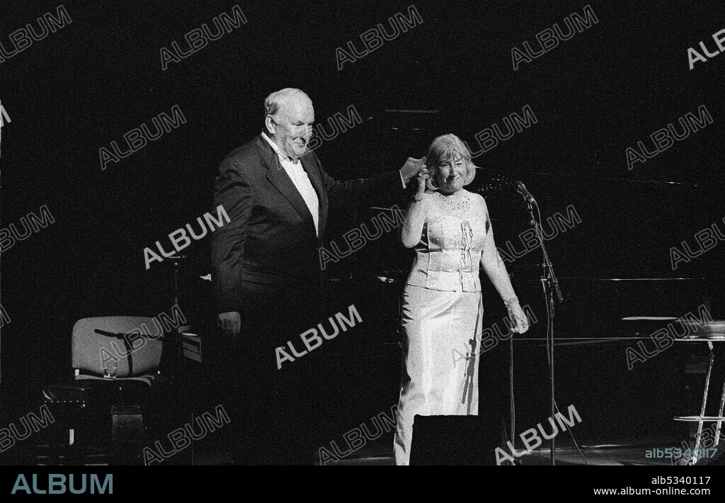 BRIAN O'CONNOR. Norma Winstone and Richard Rodney Bennett, Brecon Jazz Festival, Brecon, Powys, Wales, 8/2003.