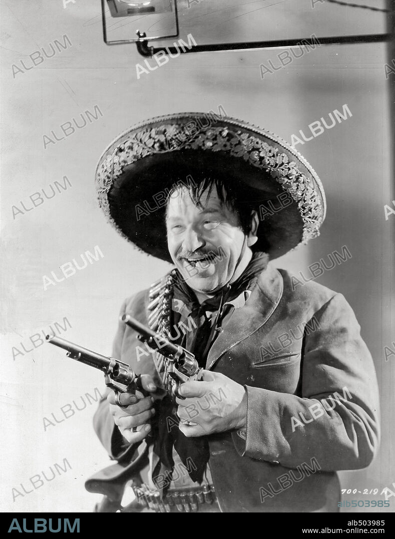 WALLACE BEERY and PANCHO VILLA. WALLACE BEERY in VIVA VILLA! (1934), directed by JACK CONWAY. Copyright M.G.M.