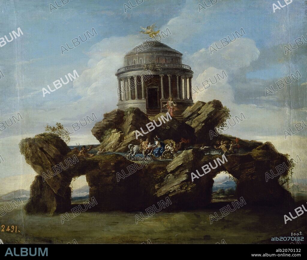 Sebastiano Conca / 'La educación de Aquiles', 1727, Escuela Italiana, Óleo sobre Lienzo, 59 cm x 74 cm, P02869.