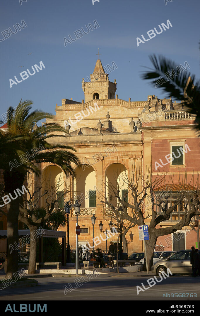 Plaza des Born.Ciutadella.Menorca.Baleares.España.