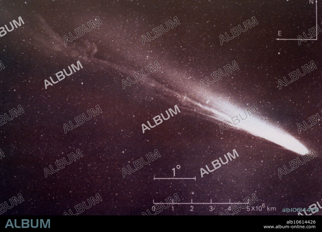Comet Kohoutek, a long period comet that will not appear again for 75,000 years, attained perihelion on December 26, 1973. The comet is named after Czech astronomer Lubos Kohoutek, who first sighted the comet on March 7, 1973.
