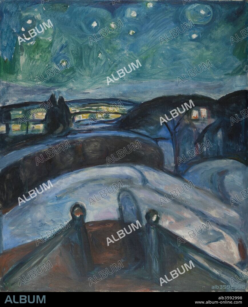 EDVARD MUNCH. The Starry Night.
