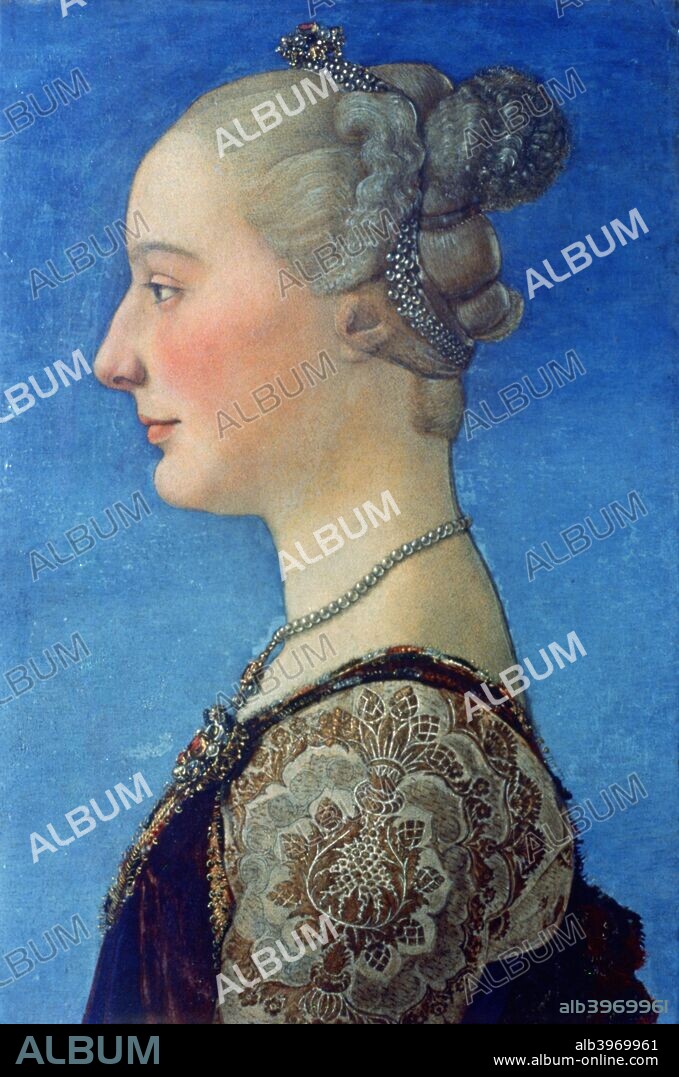 'Portrait of a Lady', c1453-1498. Found in the collection of the Galleria degli Uffizi, Florence, Italy.