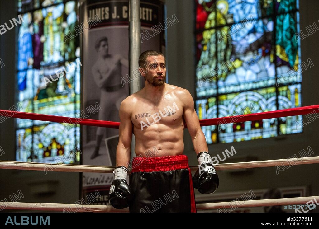JAKE GYLLENHAAL en REDENCION, 2015 (SOUTHPAW), dirigida por ANTOINE FUQUA. Copyright ESCAPE ARTISTS.