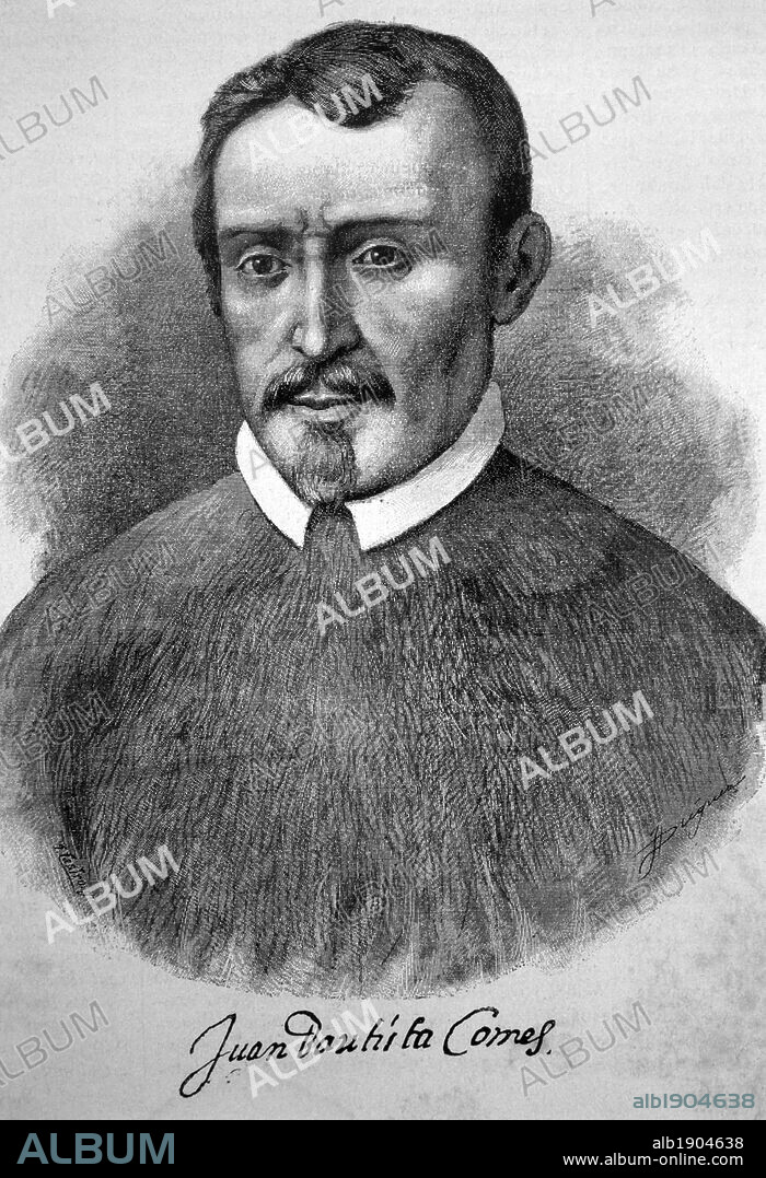 Juan Bautista Comes (1568-1643), compositor español. Escribió una vasta obra, pionera del Barroco español.