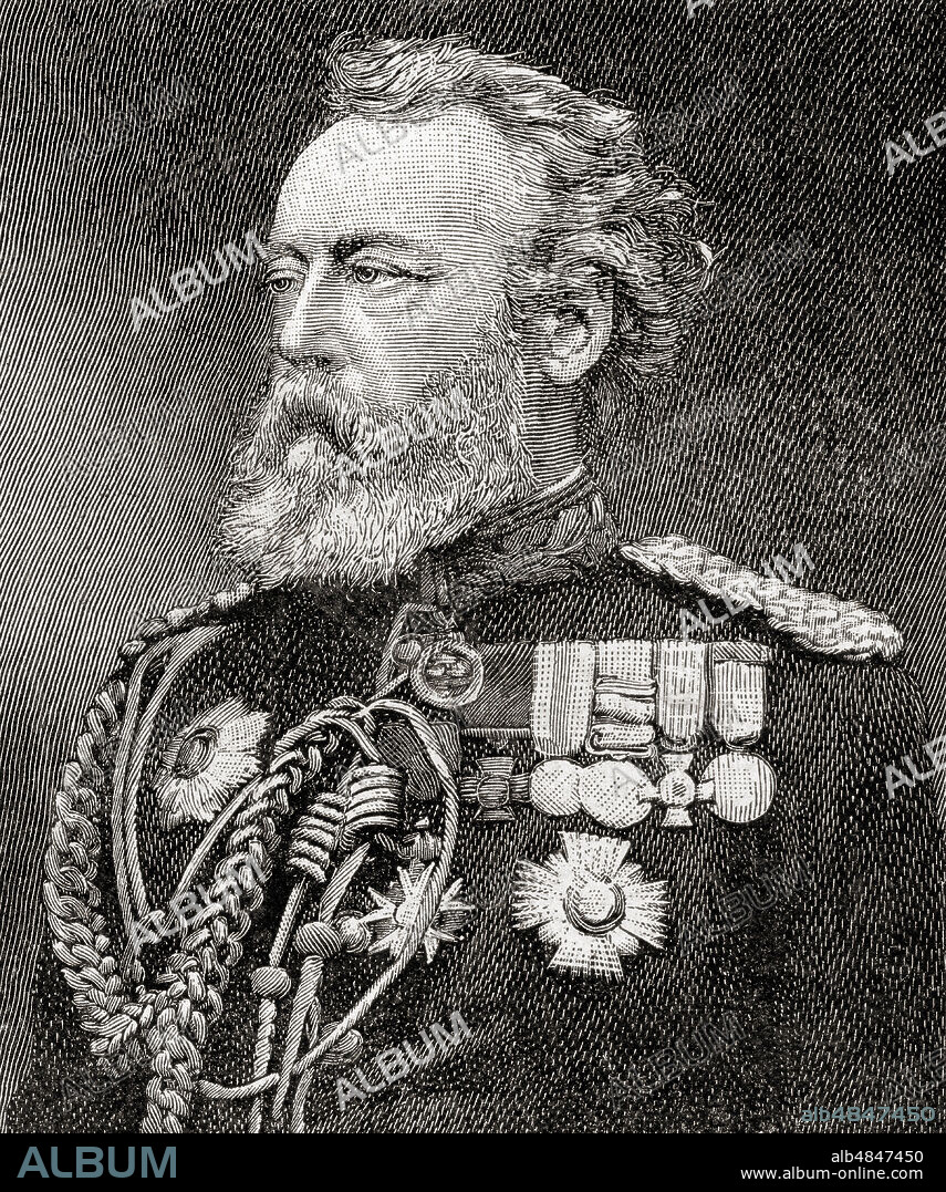 Brigadier General Robert James Loyd-Lindsay, 1st Baron Wantage, 1832 â€“ 1901.  British soldier, politician, philanthropist, benefactor to Wantage, and one of the founders of the British National Society for Aid to the Sick and Wounded in War (later the Bri.