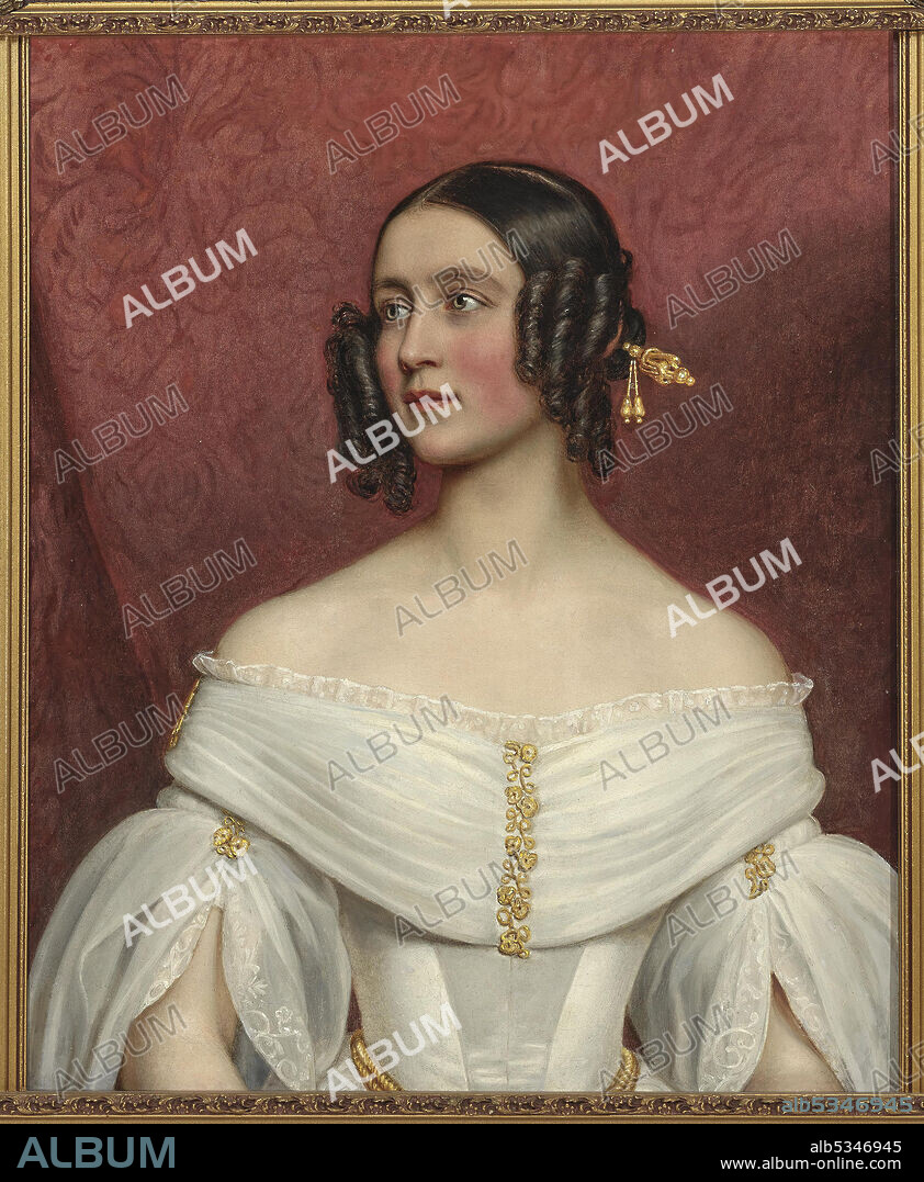 JOSEPH KARL STIELER. Princess Adelgunde of Bavaria (1823-1914) as Bride.