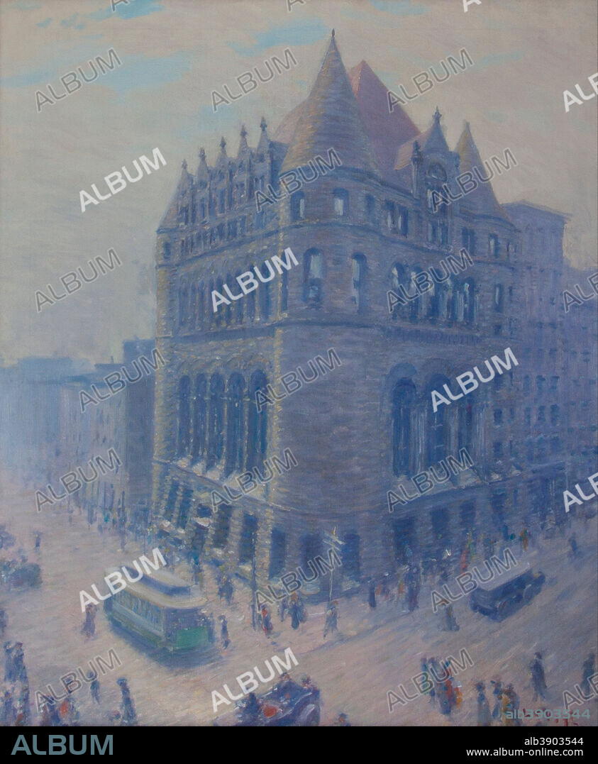 LOUIS CHARLES VOGT. Chamber of Commerce Building (1889-1911). Date/Period: Ca. 1905. Painting. Oil on canvas Oil on canvas.