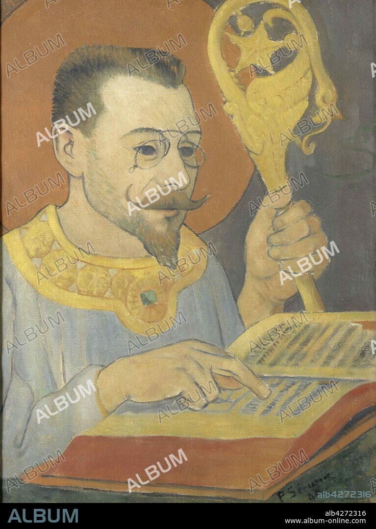 PAUL SERUSIER. Portrait of Paul Ranson in Nabi costume.