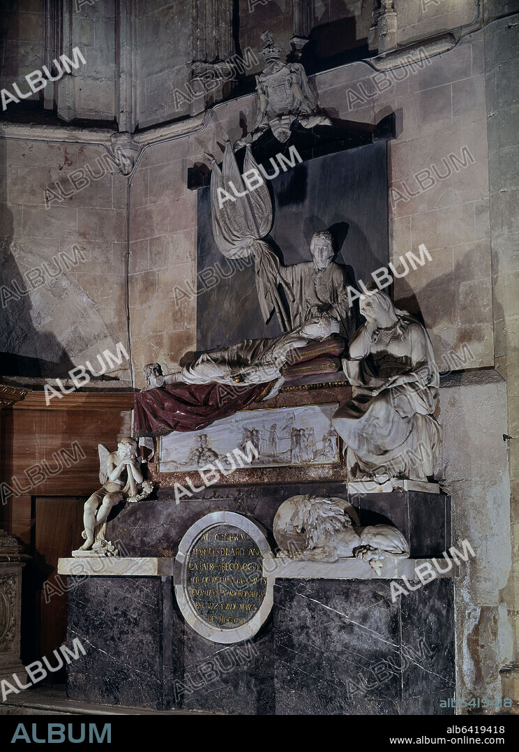 JOSE ANTONIO FOLCH COSTA. MAUSOLEO DE DON PEDRO CARO Y SUREDA, MARQUES DE LA ROMANA, 1813/1814.