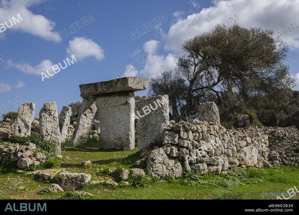 Talatí de Dalt prehistoric site, Maó, Menorca, Balearic Islands, Spain.