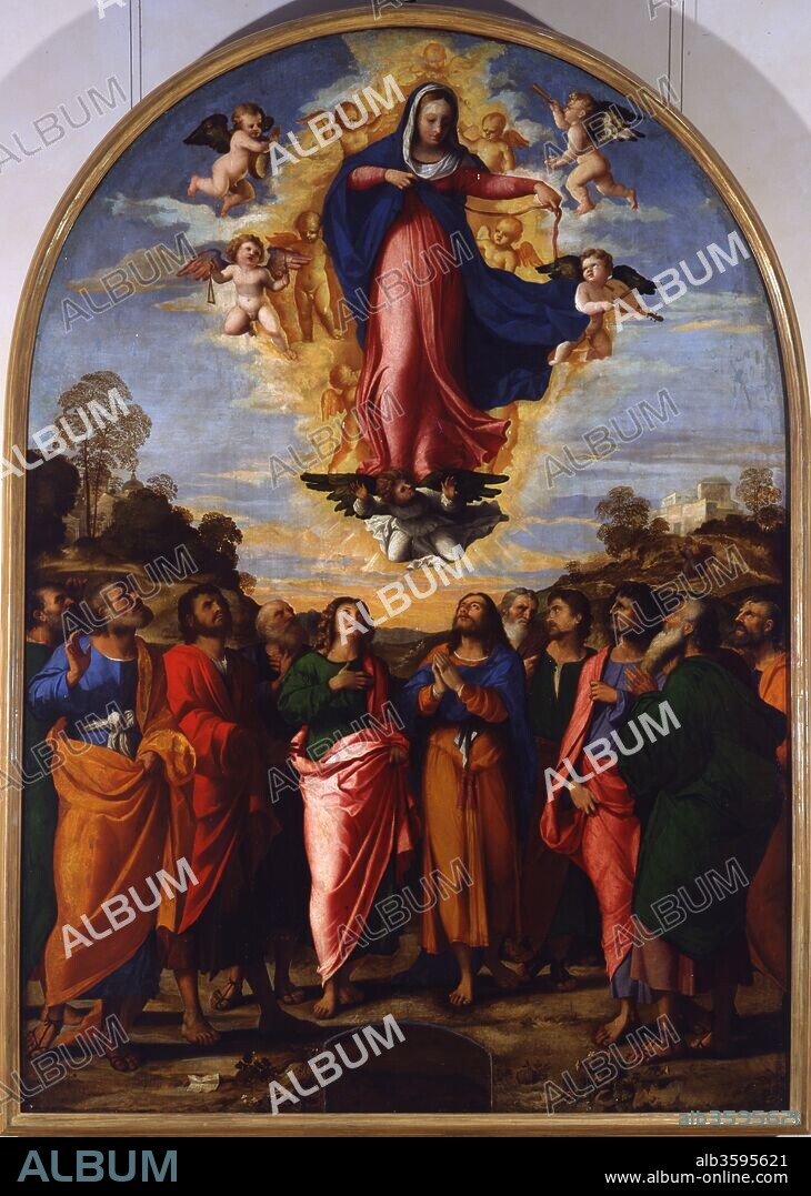 PALMA IL VECCHIO, JACOPO, THE ELDER. The Assumption of the Blessed Virgin Mary.