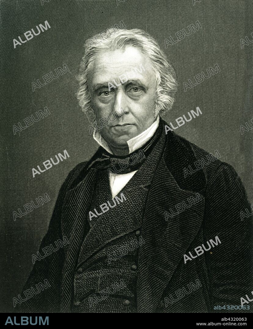 'Lord Macaulay', c1850, (c1884). Thomas Babington Macaulay, 1st Baron Macaulay, (1800-1859) British historian and Whig politician, educated at Trinity College, Cambridge. Served as Secretary of War 1839-1841and Paymaster-General during the reign of Queen Victoria. Introduced British language education to India. From "Leaders of the Senate: A Biographical History of the Rise and Development of the British Constitution, Vol. II.", by Alexander Charles Ewald, F.S.A. [William Mackenzie, London, Edinburgh & Berlin].