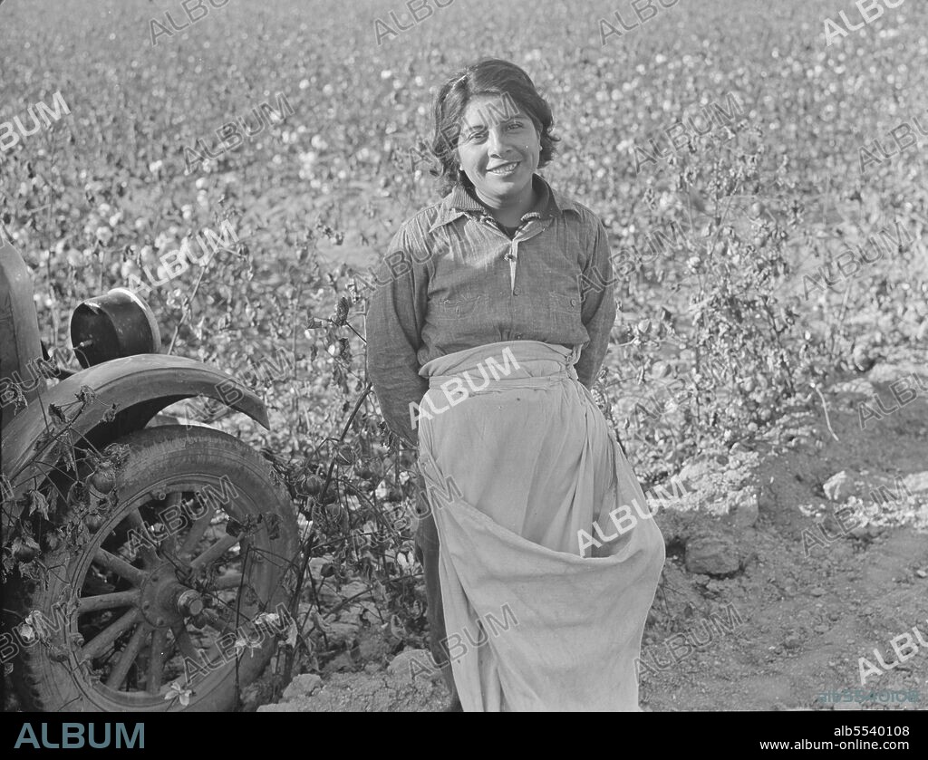 DOROTHEA LANGE. Cotton picker. Southern San Joaquin Valley, California.