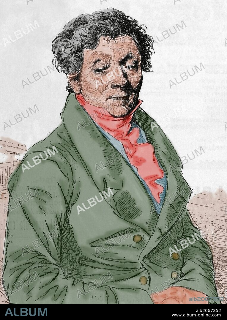 Pierre Louis Henriquel-Dupont (1797-1892, París). Grabador francés. Grabado por Henrique-Dupont. "La Ilustración Española y Americana", año 1883. Coloreado.