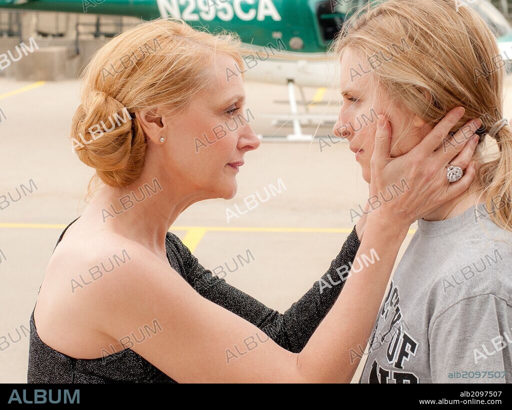 BRIT MARLING and PATRICIA CLARKSON in THE EAST, 2013, directed by ZAL BATMANGLIJ. Copyright SCOTT FREE PRODUCTIONS.