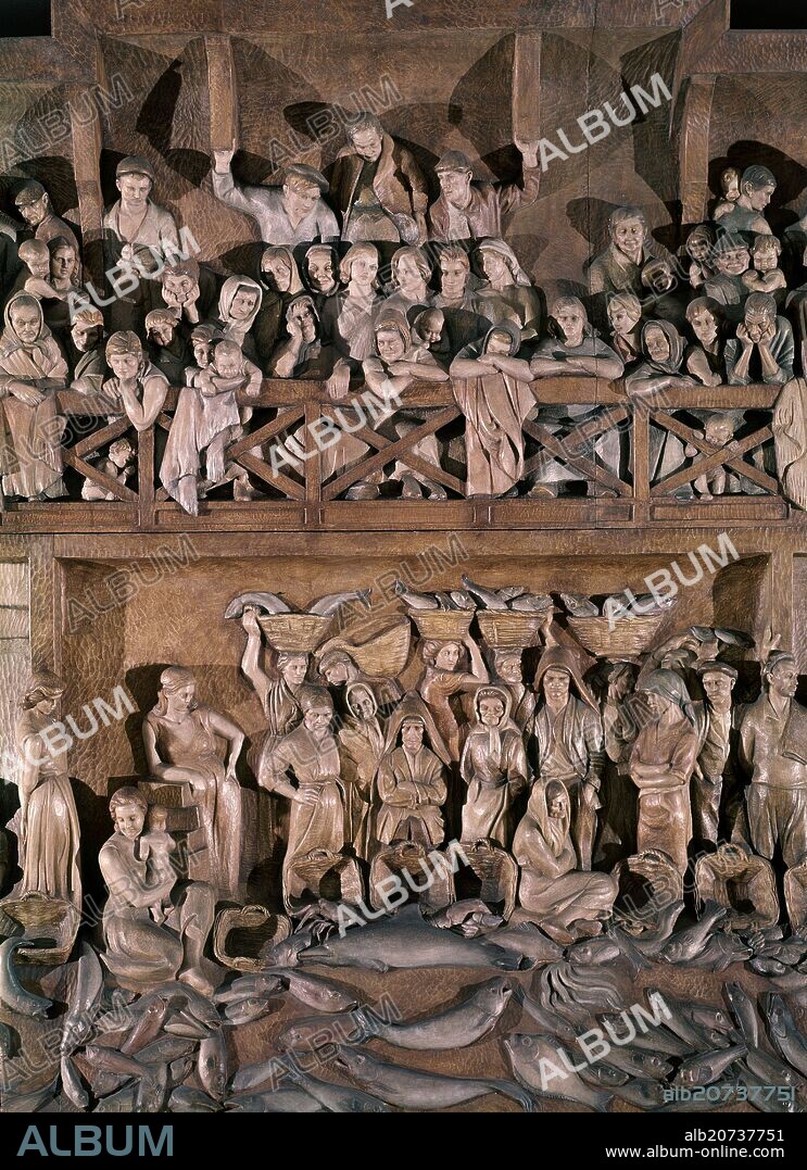 SEBASTIAN MIRANDA Y PEREZ-HERCE (1885-1975). RETABLO DEL MAR-DET.