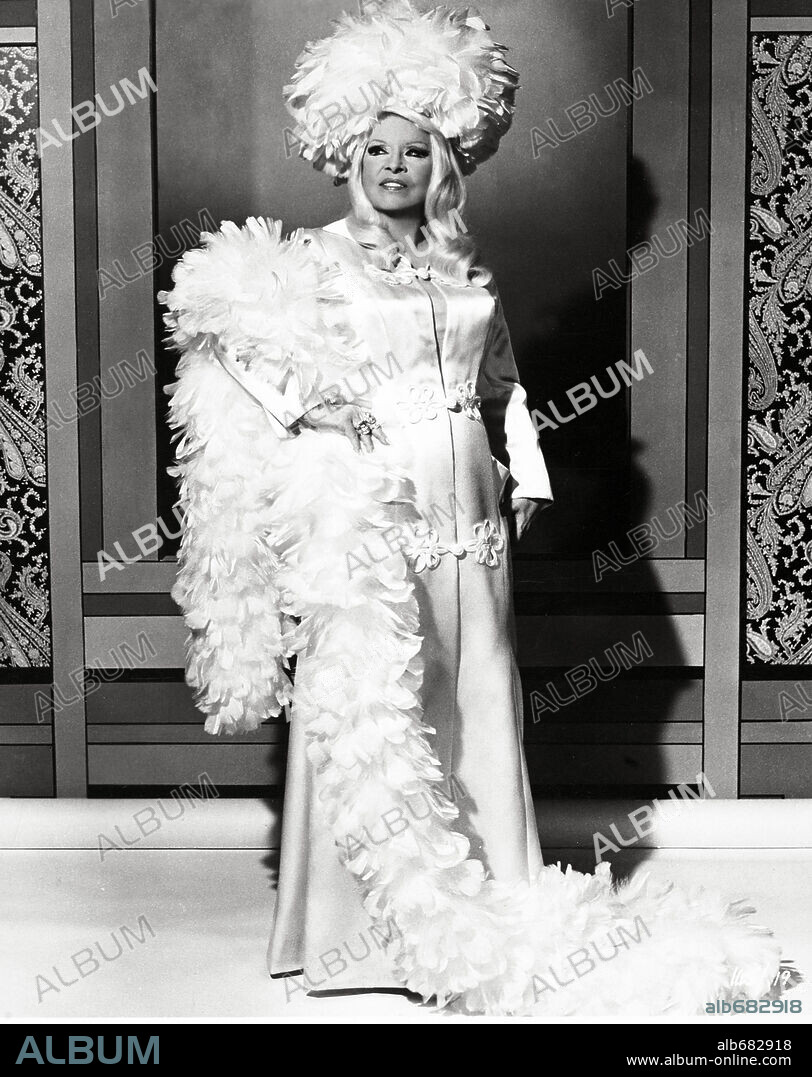 MAE WEST in MYRA BRECKINRIDGE, 1970, directed by MICHAEL SARNE. Copyright 20TH CENTURY FOX.