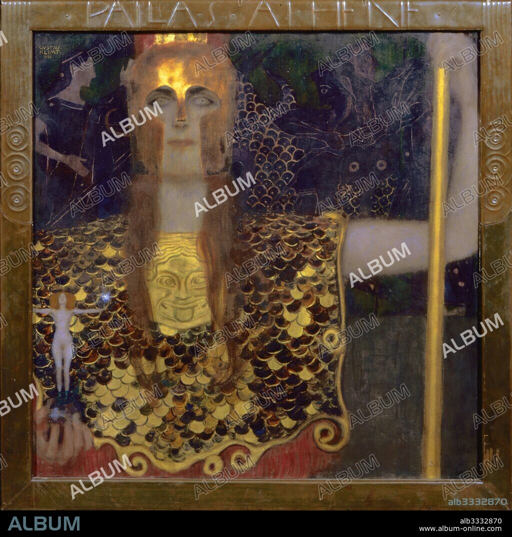 GUSTAV KLIMT. Pallas Athena.