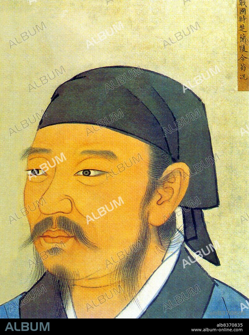 Xun Kuang was a Chinese Realist Confucian philosopher who lived during the Warring States period and contributed to one of the Hundred Schools of Thought.<br/><br/>. A book known as the Xunzi, an influential collection of essays, is traditionally attributed to him. Xunzi witnessed the chaos surrounding the fall of the Zhou dynasty and rise of the Qin state which upheld legalistic doctrines focusing on state control, by means of law and penalties. Xunzi's variety of Confucianism therefore has a darker, more pragmatic flavour than the optimistic Confucianism of Mencius, who tended to view humans as innately good. Like Shang Yang, Xunzi believed that man's inborn tendencies were evil, and that ethical norms had been invented to rectify mankind.