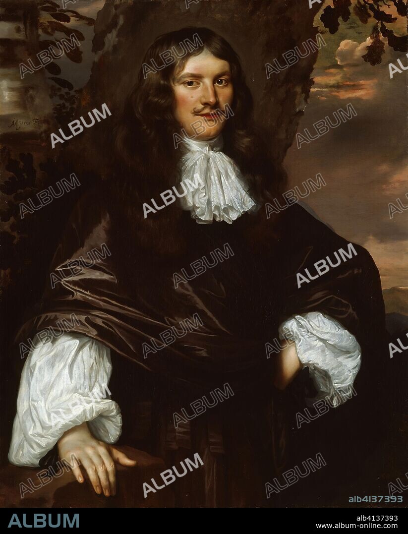 Portrait of a Man. Jan Mijtens; Dutch, c. 1614-1670. Date: 1650-1675. Dimensions: 41 1/4 × 33 1/8 in. (104.8 × 84.1 cm). Oil on canvas. Origin: Holland.