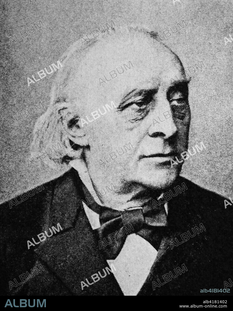 Christoph Ernst Luthardt, 1823-1902, German Lutheran theologian, reproduction photo from the year 1895, digital improved.