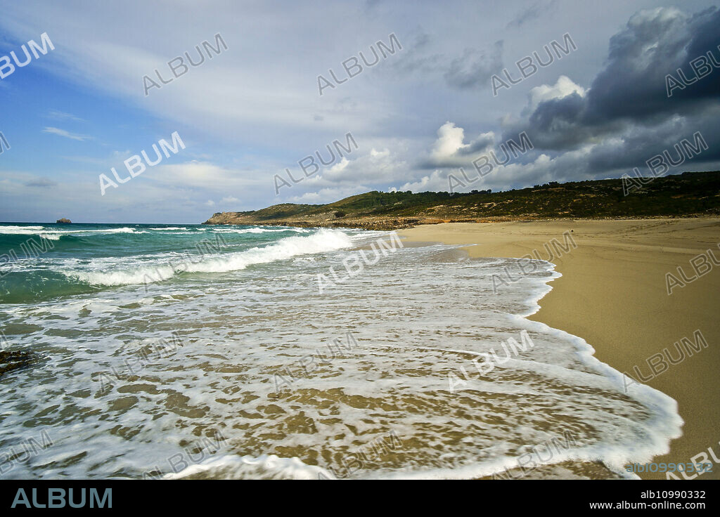 Arenalet d'Aubarca beach. Llevant Peninsula. Arta. Mallorca. Balearic Islands. Spain.