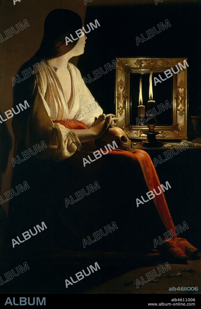 GEORGES DE LA TOUR. The Penitent Magdalen, ca. 1640.