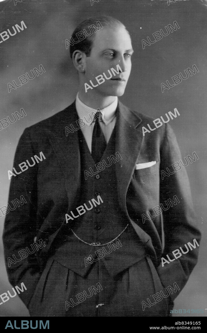 Youngest brother of H.R.H. The Duchess of Gloucester & The Duke of Buccleuch and Queensberry to wed - Lord George Francis John Montagu Douglas Scott, 10th Royal Hussars.Youngest son of the late Duke of Buccleuch and the Dowager Duchess of Buccleuch and brother H.R.H. The Duchess of Gloucester and the present Duke of Buccleuch. His engagement is announced to Miss Mary Wina Mannin Bishop only daughter of Lt. Colonel and Mrs. H.O. Bishop of Harewood, Andover Down. Hants. Miss Bishop is ***** shown as ***** Bishop. September 27, 1938. (Photo by Hay Wrightson).