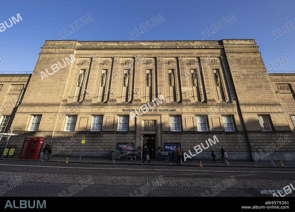 Biblioteca Nacional de Escocia, Edimburgo, Lowlands, Escocia, Reino Unido.